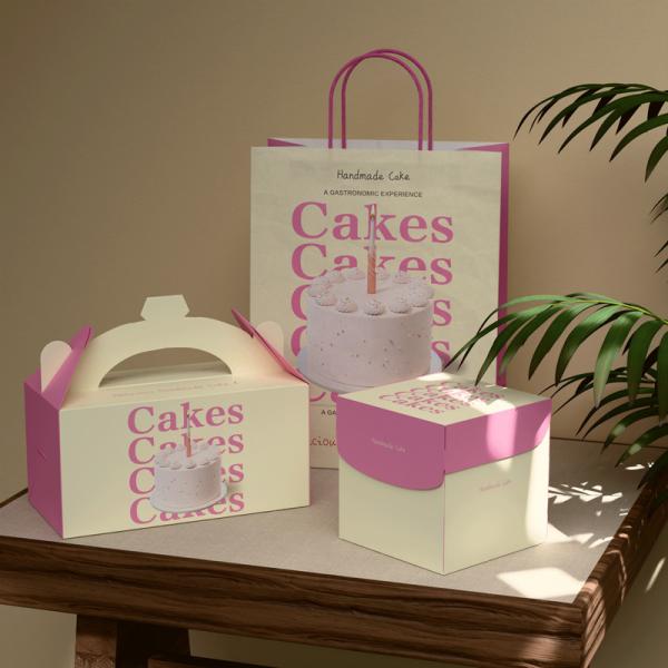 Quality Custom Printed Cake Roll Packaging Box - Eco-Friendly Kraft Paper for sale