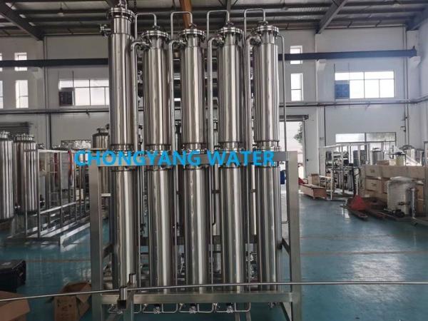 Quality ISO GMP Multi Column Distillation Stills Water Distillation Unit For Water Injection for sale