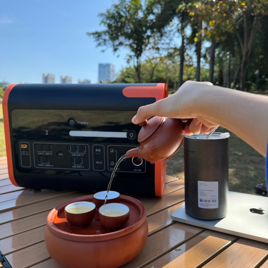 Portable Power Station Large Capacity 2000W Solar Outdoor Camping Uninterruptible Power Supply