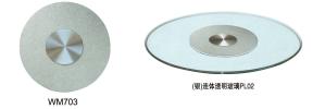 China Dining Transparent Tempered Glass Lazy Susan 60cm 90cm Hotel Furniture on sale
