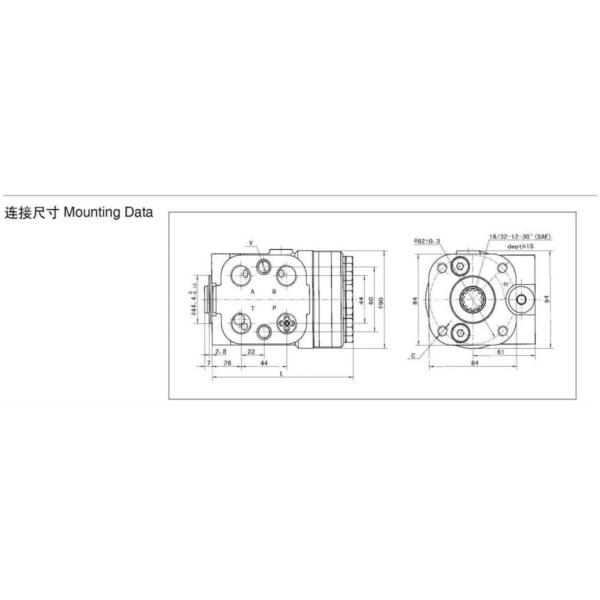 High Efficiency Hydraulic Control Unit , Simple Structure Steering Valve