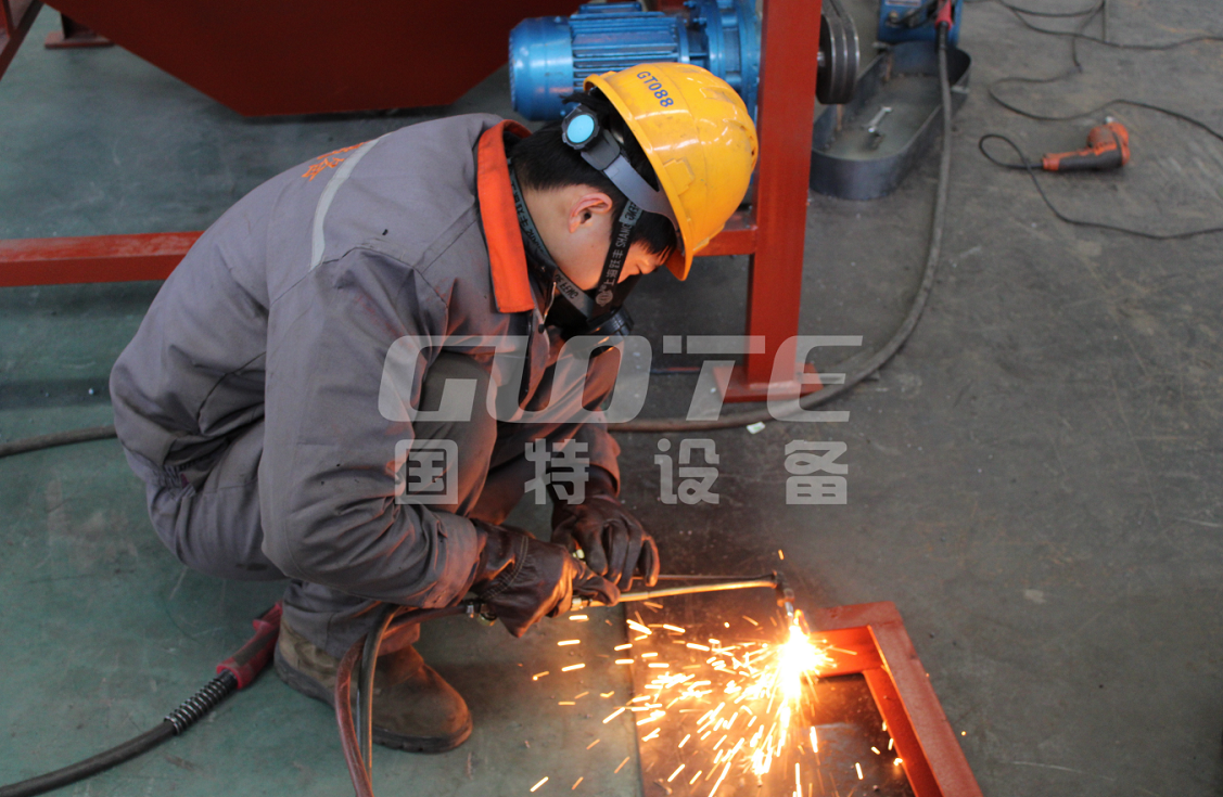 Double Spiral Attrition Cell Quartz Sand Washing Machine with Double Spiral Structure