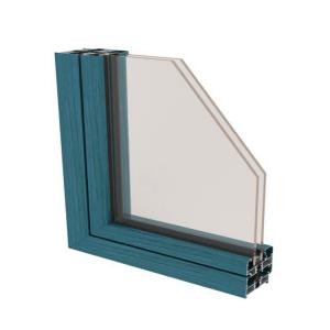 Buy cheap Thermal Break Window Aluminium Extrusions Triple Glazed Window Aluminum Profile 128 Series product