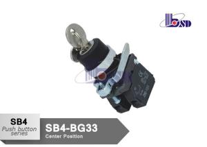 Buy cheap Metal Push Button Switch SB4 Series Key Selector Switch Anti - Electrical Erosion product