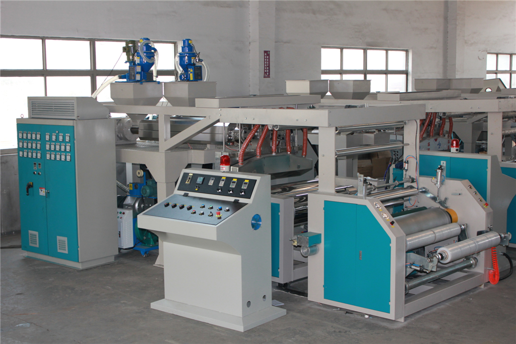1000mm two layer Ldpe Double-layer Plastic Stretch Film Making Machine (Casting Film Extruder)