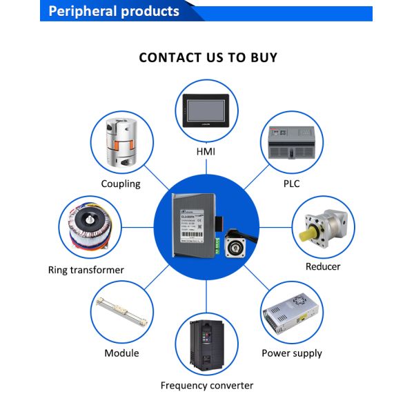 Lichuan DC Closed Loop Stepper Motor Drivers Kit 0.48N.m 2 Phase Nema17 DC24V～48V 1.2A 1000PPR