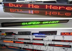 Buy cheap Bus Taxi Digital LED Scrolling Message Display Board RGB LED Screen 7.62 Mm Pixel Pitch product