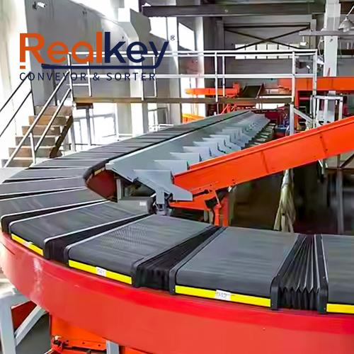 Quality Versatile Regional Hub Cross Belt Sorter Boost Efficiency Minimize Operating Costs for sale