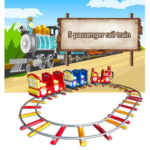 Hardware Material 5 Children Electric Ride On Train With Tracks