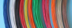 Color Coated 0.05mm Hook And Eye Wire 650Nmm2 Red Blue