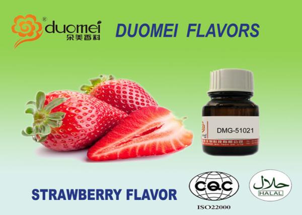 Quality Solid Drinks Candy Strawberry Flavour Powder For Confectionery / Pudding for sale