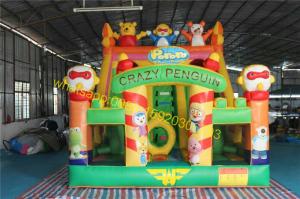 Buy cheap crazy birds bouncy castle slide inflatable product