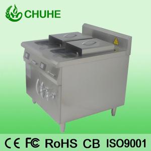 Buy cheap Counter restaruant 2 tank 4 basket deep fryer with 8kw product