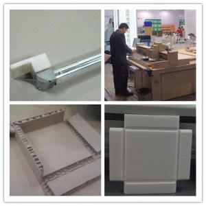 Buy cheap PVC corrugated flute board sample making guillotine machine product