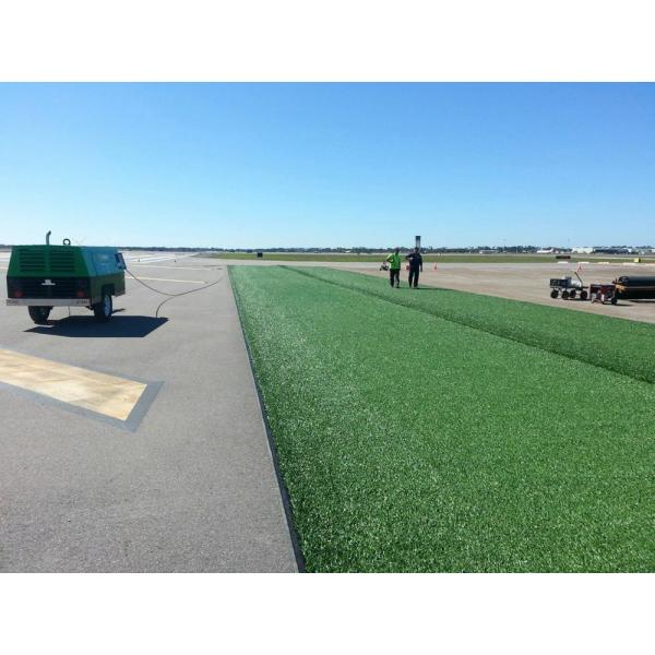 10mm No Infill Synthetic Training Turf With SBR Latex Back Or PU Back