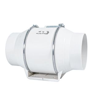 Manufacturing Plant White Plastic Small Size 4-8 Inch Duct Axial Mixed Flow
