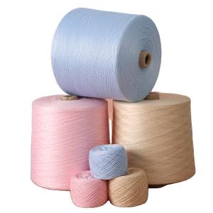 China Washable Lightweight Spun Dyed Yarn , Moistureproof Handspun Cotton Yarn on sale