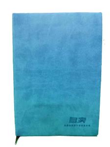 China PU Leather Cover Embossing Custom Notebook Printing With Bookmark String on sale