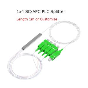 1x4 PLC Fiber Splitter Mini Module 900um SC/APC Singlemode