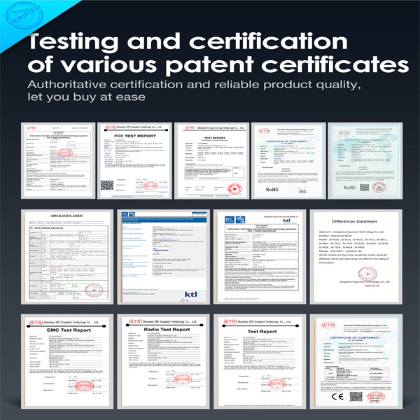 65INCH Lcd Capacitive Touchscreen Android 8.0 3+32GB Online Smart Board Free