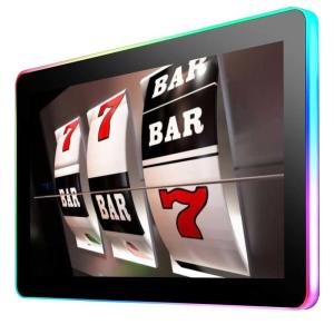 China 1920x1080 Resolution PCAP 23 Inch Touch Monitor With LED Flexible Strip on sale