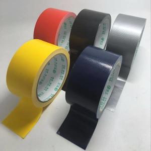 China Multi Color Fabric Adhesive Tape , Custom Printed Fabric Duct Tape Anti Aging on sale