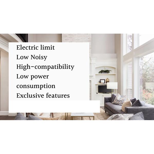 Low Noise Home Kit wifi IOS system Tubular Motor smart roller blinds motorized blinds smartwindow shades voice control