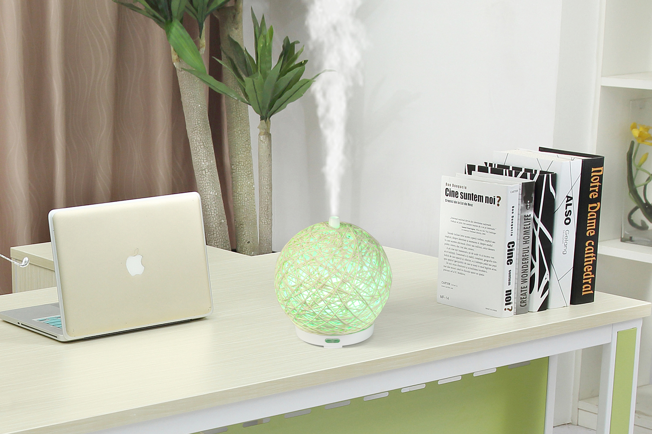 Home Decorative Ultrasonic Aroma Diffuser 60ml USB Air Humidifier