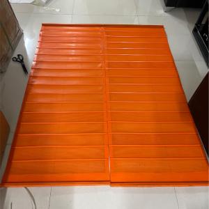 Red PU Screen Mat 5.0mm Mesh for Coarse Aggregate