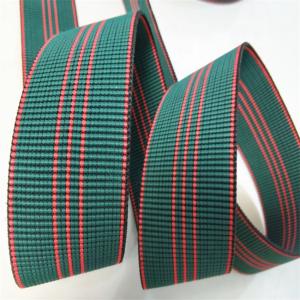 Buy cheap 5cm Weaving Technics Malaysian Rubber Polypropylene Webbing / Elastic Sofa Webbing Straps product