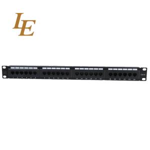 China Snap In Network Patch Panel 1U 19 24 Port Blank Modular on sale