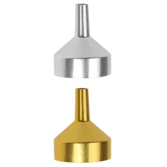 Quality Popular Silver Perfume Funnel , Small Metal Funnel For 5ml 10ml Perfume Atomizer for sale