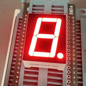 Buy cheap Ultra Bright Red Single Digit 0.8inch 7 Segment LED Display Common Cathode for Digital Indicator product