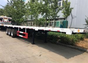 China Steel Three Axle 12R22.5 Shipping Container Trailer on sale