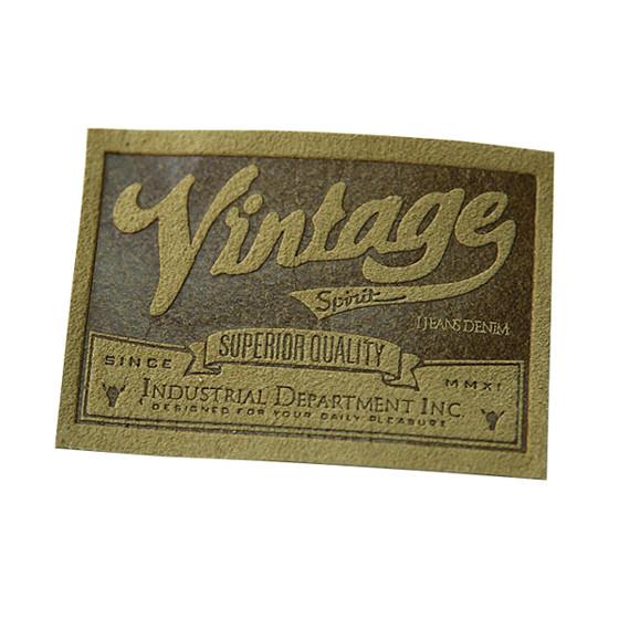 Quality Branding Custom Leather Labels Small Size Unique Fashionable Creative Design for sale