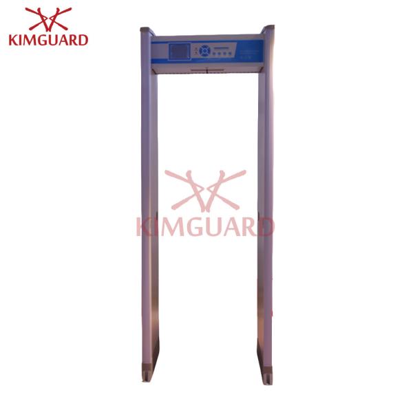 Quality 6 Zone Door Frame Metal Detector With Bilingual System , Walk Through Metal Detector Gate Enhanced for sale