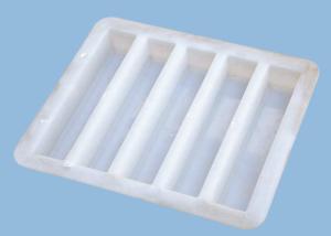 Reinforced Cushion Concrete Block Moulds For Making 5 Holes Gutter Cover Blocks