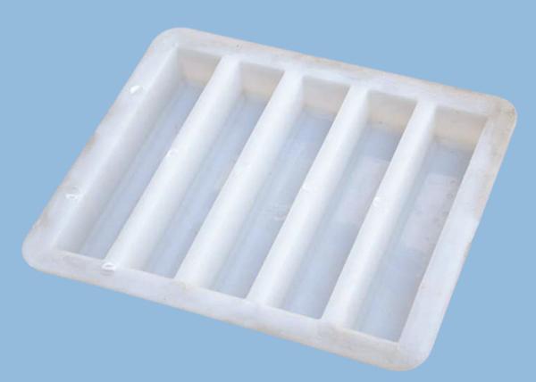 Quality Reinforced Cushion Concrete Block Moulds For Making 5 Holes Gutter Cover Blocks for sale