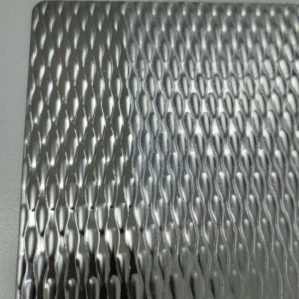 Stainless Steel 304 Chequered Sheet 1.0*1220*2440MM Stainless Steel Anti-Skid Sheet