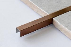 Buy cheap 2mm Stainless Steel Outside Corner Trim Metal Edge Trim For Ceramic Tile product
