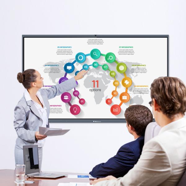 Smart Interactive Whiteboard 65" Interactive Display Interactive Flat Panel For