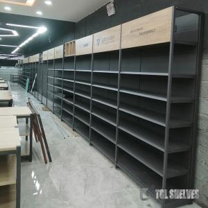China Wall Units Gondola Shelf Rack Supermarket Gondola Double-Sided Shelves on sale