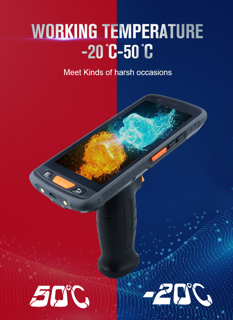 OEM Industrial PDA with Android 2D Barcode Scanner Rugged Handheld Computer Terminal Stock Available