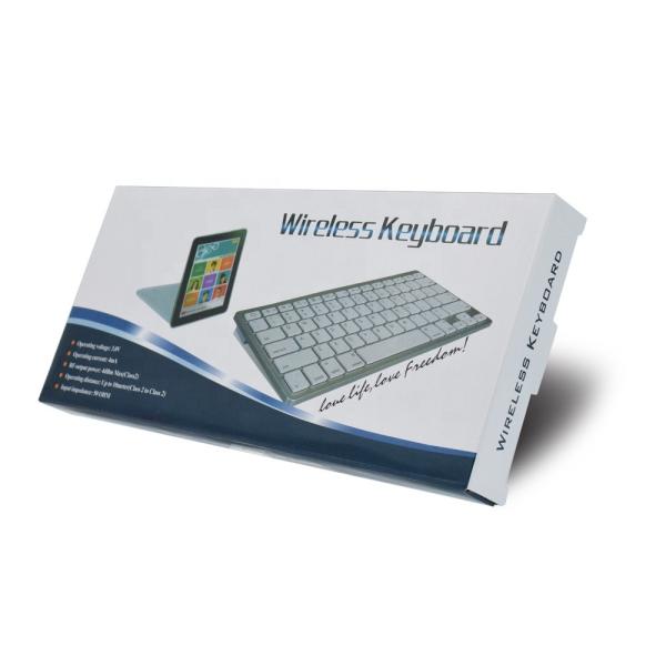 Quality Ultra Slim Portable Bluetooth Keyboard Ergonomic Comfortable Operation for sale