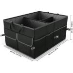 Car Trunk Organizer Collapsible Auto Trunk Storage Box Non Slip Bottom Securing