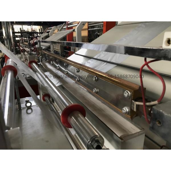 Servo Motor Sealing Bag Making Machine , CE Plastic Bag Making Equipment