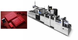 Buy cheap Industrial Automatic Rigid Box Making Machine With PLC Touch Screen Controller product