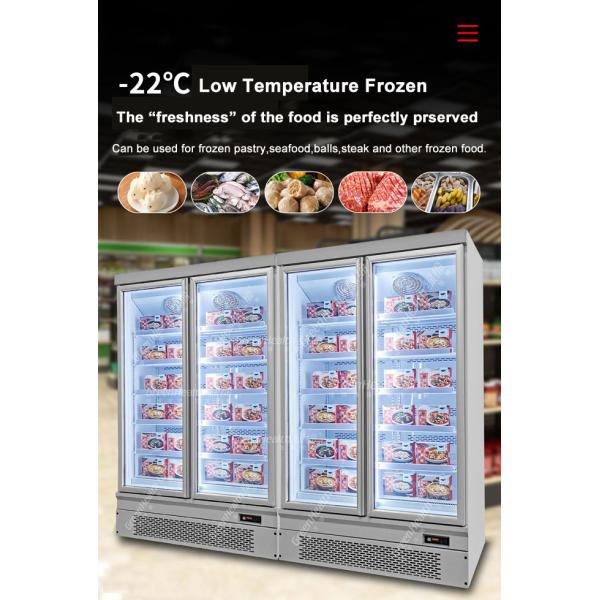 Low Noise Energy Saving Commercial Supermaket Meat Refrigerators Freezers
