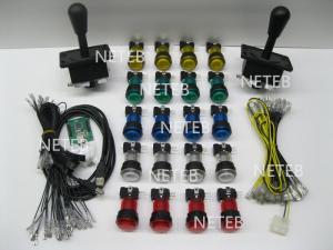 Buy cheap Joystick Pack, 2 Joysticks and 16 Clear illuminated buttonS,2 player USB to Jamme converting board product