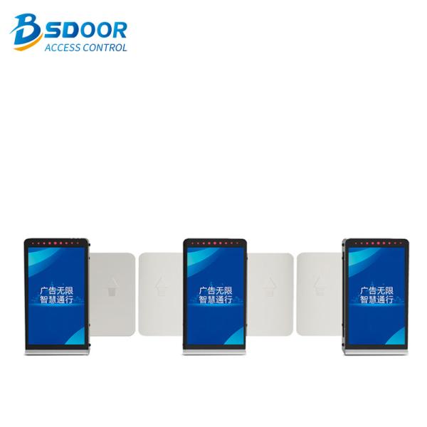 Quality Automatic Light Alarm Speedgate Pedestrian Turnstile Gate Smart Traffic Barrier for sale